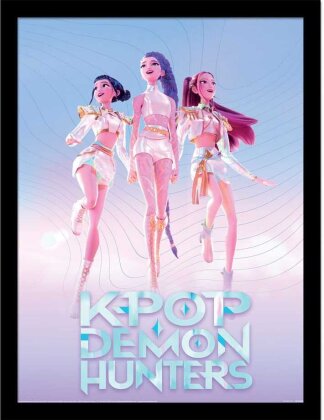 KPop Demon Hunters Collector Print Poster im Rahmen Trio