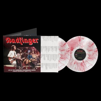 Badfinger - Live At The Performance Center - Cambridge Ma 1974 (Gatefold, Remastered, White / Red Vinyl, 2 LPs)