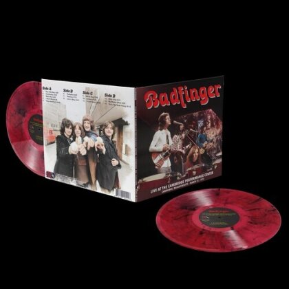 Badfinger - Live At The Performance Center - Cambridge March 31, 1974 (Gatefold, Remastered, Red / Black Vinyl, 2 LPs)