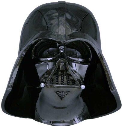 Star Wars Episode IV Replik 1/1 Black Chrome Darth Vader Helm