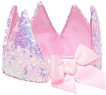 Pailletten-Krone Pink Ombre