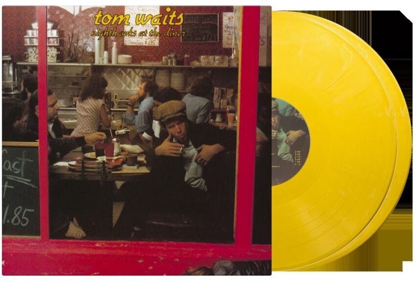 Tom Waits - Nighthawks At The Diner 2025 Reissue, ANTI, Limited Edition, Yellow Marble Vinyl, 2 LPs