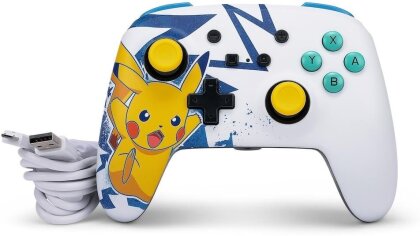 PowerA Verbesserter kabelgebundener Controller PowerA - Pikachu High Voltage
