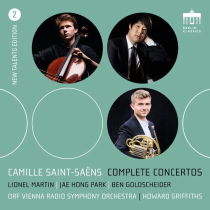 Camille Saint-Saëns (1835-1921), Howard Griffiths, Ben Goldscheider, Lionel Martin, … - Complete Concertos (New Talents Edition)