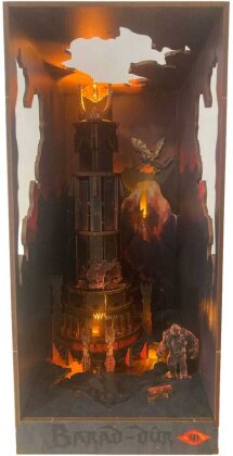 Der Herr der Ringe Tiny Adventures Book Nook Mini-Diorama Barad-Dûr 23 cm