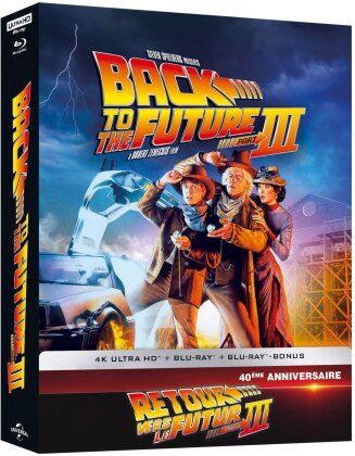 Retour vers le futur 3 (1990) (Édition Collector Limitée, Steelbook, 4K Ultra HD + 2 Blu-ray)