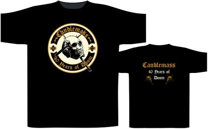 Candlemass - 40 Years Of Doom (Black) T-Shirt