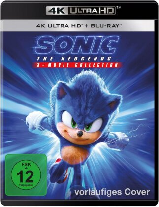 Sonic the Hedgehog 1-3 - 3-Movie Collection (3 4K Ultra HDs + 3 Blu-rays)