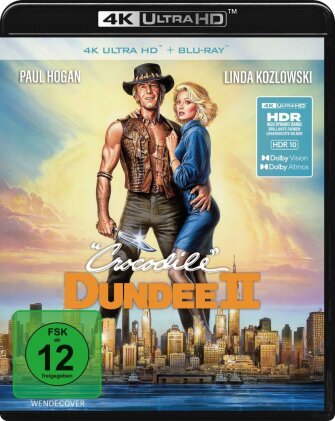 Crocodile Dundee 2 (1988) (Restaurierte Fassung, 4K Ultra HD + Blu-ray)