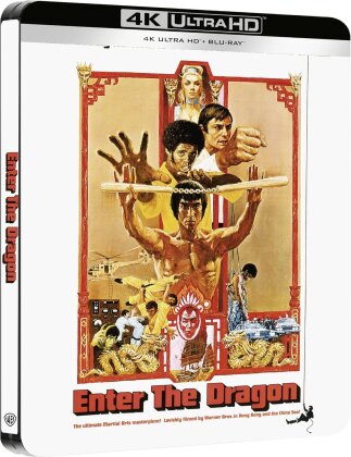 Enter the Dragon - Opération Dragon (1973) (Édition Limitée, Steelbook, 4K Ultra HD + Blu-ray)
