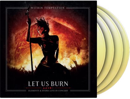 Within Temptation - Let Us Burn (Elements & Hydra Live In Concert) (Music On Vinyl, Yellow/White Vinyl, 4 LPs)
