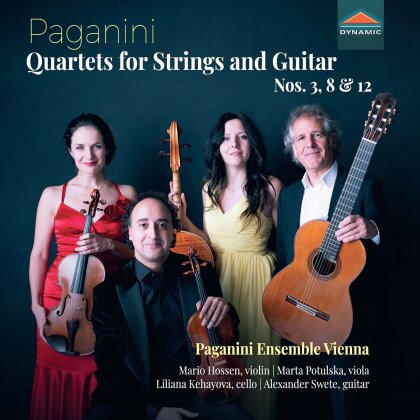 Paganini Ensemble Vienna & Niccolò Paganini (1782-1840) - Quartets For Stringsand Guitar Nos. 3 , 8 & 12