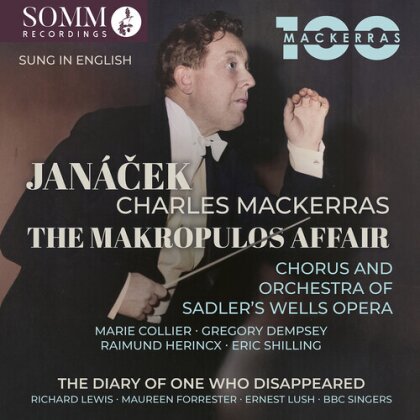 Marie Collier, Gregory Dempsey, Leos Janácek (1854-1928), Sir Charles Mackerras & Orchestra and Chorus of Sadler's Wells Opera - The Makropulos Affair - The Diary Of One Who Disappeared