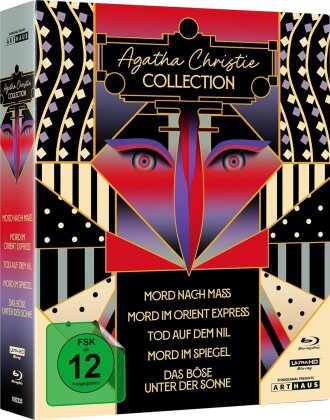 Agatha Christie Collection - 5 Filme (Remastered, 5 4K Ultra HDs + 5 Blu-rays)