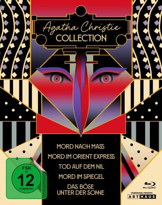 Agatha Christie Collection - 5 Filme (Remastered, 5 Blu-rays)