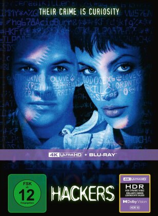 Hackers (1995) (Limited Edition, Mediabook, 4K Ultra HD + Blu-ray)