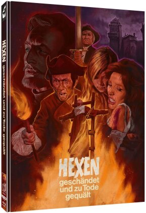 Hexen geschändet und zu Tode gequält (1973) (Cover A, Limited Edition, Mediabook, 4K Ultra HD + 2 Blu-rays)