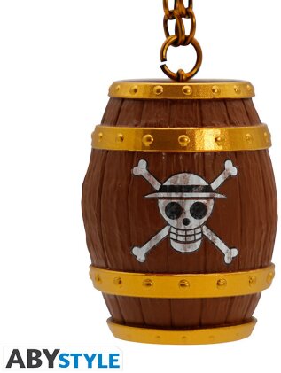ONE PIECE - Keychain 3D "Barrel"