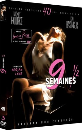 9 semaines 1/2 - 3 DVD - Version restaurée et non censurée) (1986) (Version non censurée, Édition 40ème Anniversaire, Version Restaurée, 3 DVD)