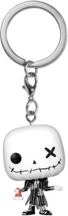 Nightmare before Christmas POP! Vinyl Schlüsselanhänger 4 cm Patchwork - Jack Display (12)