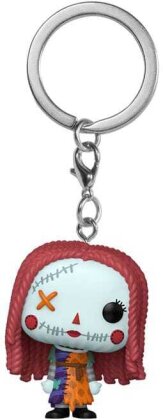 Nightmare before Christmas POP! Vinyl Schlüsselanhänger 4 cm Patchwork - Sally Display (12)