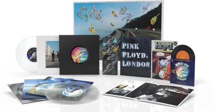 Pink Floyd - Wish You Were Here (2025 Reissue, Deluxe Box Edition, Sony, Édition 50ème Anniversaire, Clear Vinyl, 4 LP + 2 CD + Blu-ray + 7" Single + Livre)