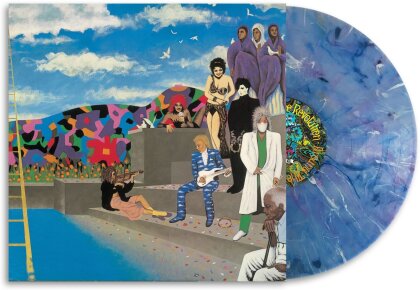 Prince & The Revolution - Around The World In A Day (2025 Reissue, 2025 Remaster, Warner, Édition 40ème Anniversaire, Blue Marbled Vinyl, LP)