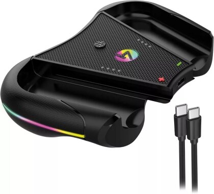 4Gamers - Light Up Switch Joy-Con Play & Charge Controller