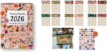 Familienkalender Happy 2026
