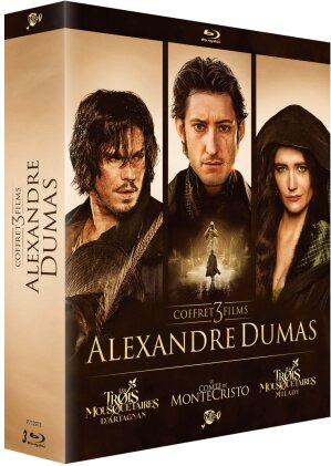 Coffret 3 films Alexandre Dumas - Le Comte de Monte Cristo (2024) / Les Trois Mousquetaires - D’Artagnan (2023) / Les Trois Mousquetaires - Milady (2023) (3 Blu-ray)