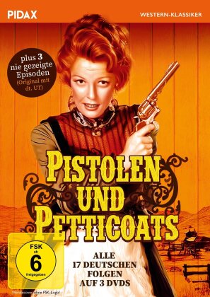 Pistolen und Petticoats - Alle 17 deutschen & 3 nie gezeigte Episoden (Pidax Western-Klassiker, 3 DVDs)