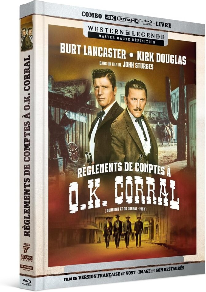 Reglement de comptes à O.K. Corral (1957) Digibook, 4K Ultra HD + Blu-ray + Booklet