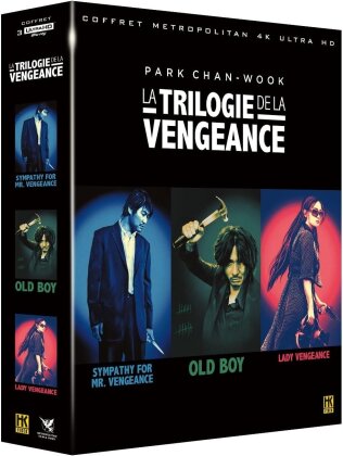 La trilogie de Park Chan-Wook - Sympathy for Mr. Vengeance / Old Boy / Lady Vengeance (3 4K Ultra HDs + Blu-ray)