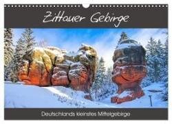 Zittauer Gebirge - Deutschlands kleinstes Mittelgebirge (Wandkalender 2026 DIN A3 quer), CALVENDO Monatskalender