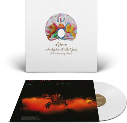 Queen - A Night At The Opera (2025 Reissue, EMI, Vertigo Berlin, 50th Anniversary Edition, Limited Edition, Crystal Clear Vinyl, LP)