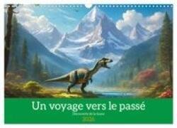 Un voyage vers le passé - Découverte de la faune (Calendrier mural 2026 DIN A3 vertical), CALVENDO calendrier mensuel