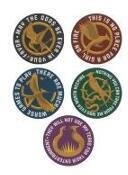The Hunger Games: Mockingjay Icon Stickers - Sticker Set of 5