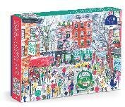 Michael Storrings Christmas in Greenwich Village 1000 Piece Puzzle
