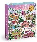 Joy Laforme Snowcap Village 1000 Piece Foil Puzzle