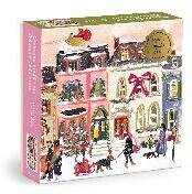 Snowfall on Main Street 1000 Piece Foil Puzzle