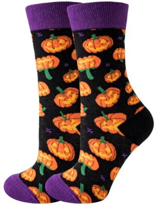 FUNNY SOCKS PUMPKINS NEW - Einheitsgrösse