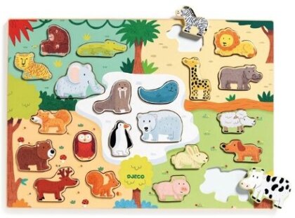 Animo 22 Teile Holzpuzzle