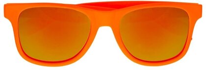 Brille 80er Jahre neon orange