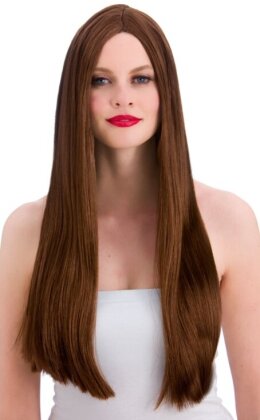 Classic Long braun Perücke