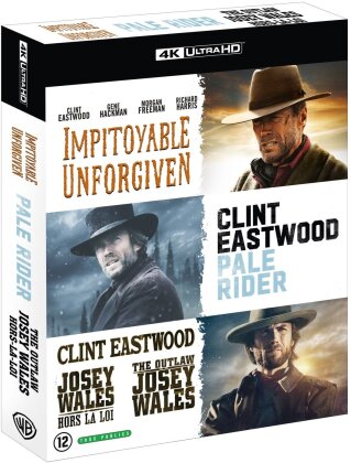 Impitoyable (1992) / Pale Rider (1985) / Josey Wales, hors-la-loi (1976) (3 4K Ultra HDs)
