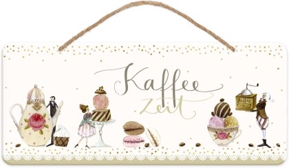 Kaffee Zeit Blechschild