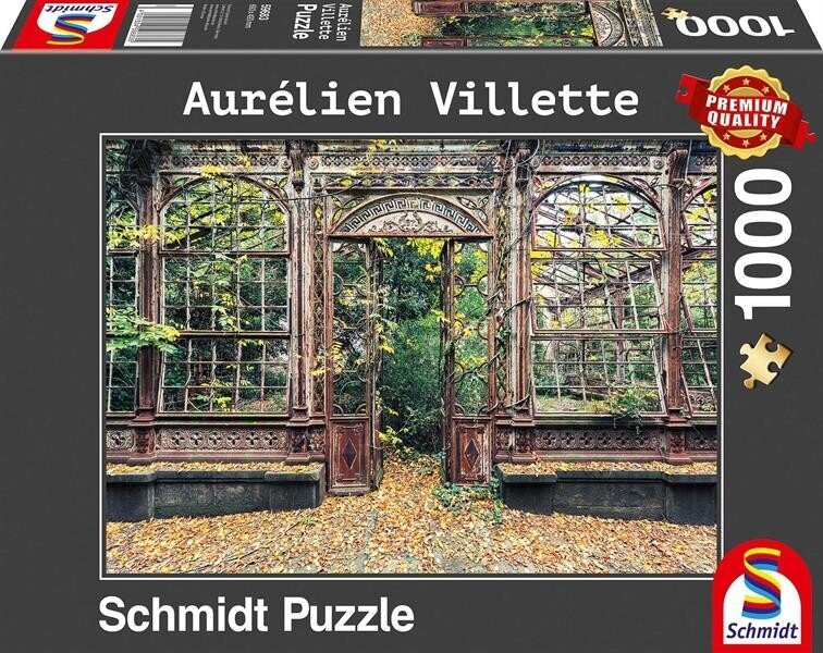 Bewachsene Bogenfenster Puzzle