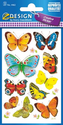 Schmetterlinge Papier Stickers
