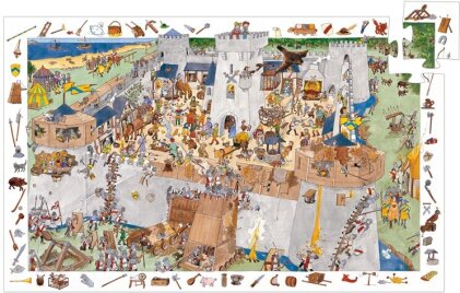 Die Burg 100 Teile Suchpuzzle