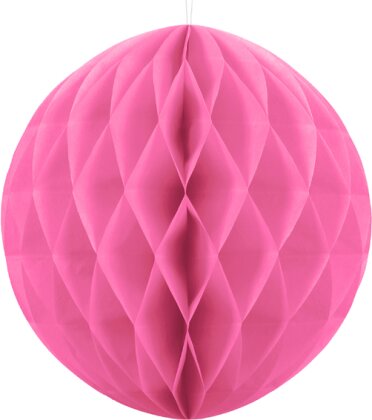 Wabenball Deko pink 1 Stück 30cm